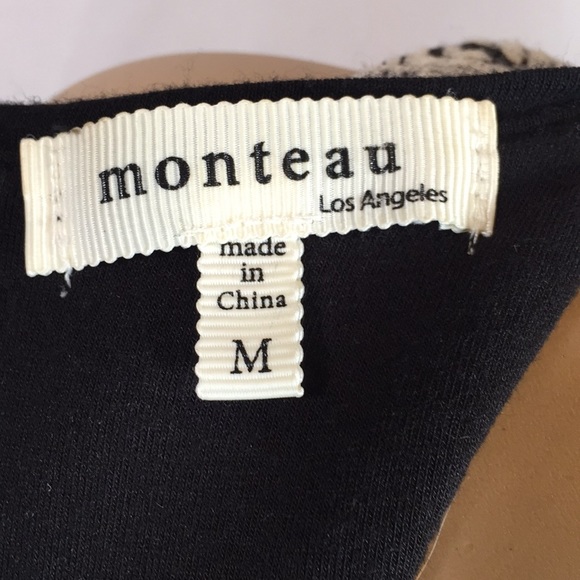 Monteau black and white dress - Picture 3 of 4